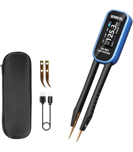 KEYSIGHT U1732C 100Hz/120Hz/1kHz/10kHz Handheld LCR Meter: Amazon